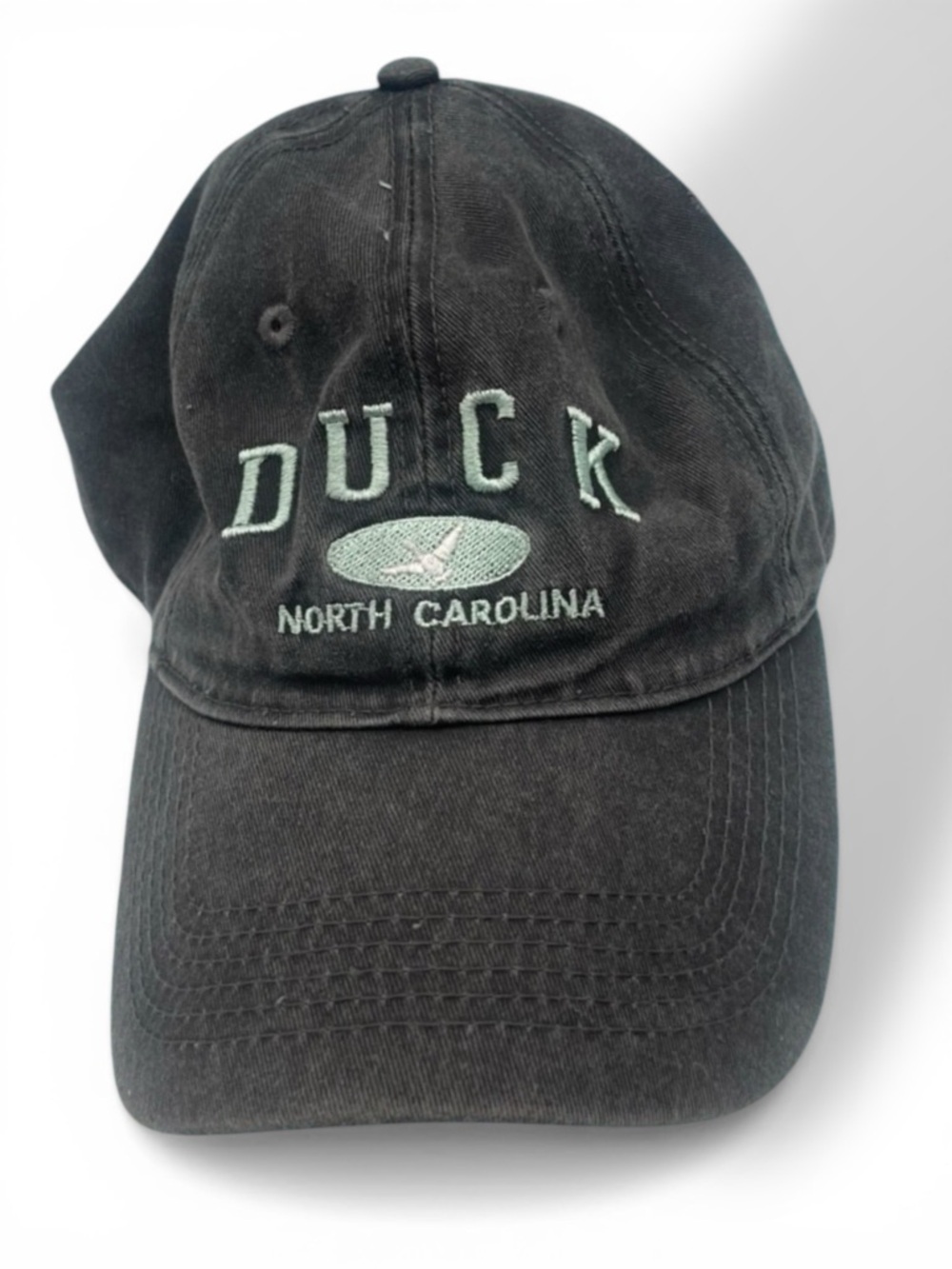 Duck North Charcoal Stonewashed  Carolina Low Profile Ball Cap Triangle Sport